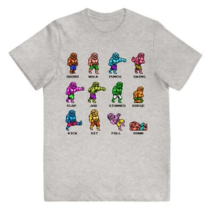 Abobo Youth Tee NES - Double Dragon/ River City Ransom Beat'em Up 80's Gaming - Picture 1 of 4