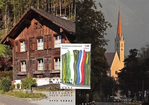 Maximum Card FDC LIECHTENSTEIN Planken Schaan 2012 June MK 345 n3 - Picture 1 of 2