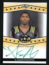AL-QUADIN MUHAMMAD 2013 LEAF ARMY ALL-AMERICAN BOWL AUTO 24/25 MIAMI HURRICANES