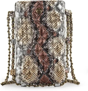 Petit sac à main matelassé Montana pour téléphone portable pour femmes chaîne souple bandoulière téléphone portable - Photo 1/5