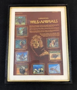 Authentische 3-dimensionale wilde Tiere Welt der Briefmarken Sammlerstück Serie mit COA - Bild 1 von 4