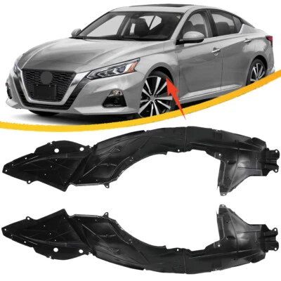 Juego de forro de guardabarros interior delantero izquierdo y derecho para Nissan Altima 2019-2024 sedán Foto 1 de 4
