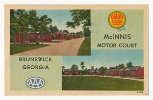 McInnes Motor Court, Brunswick, Georgia 1949 - Picture 1 of 2