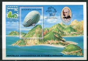 Sao Tome_269 1979 aviation transport UPU Brasiliana SHEET MNH - Picture 1 of 1