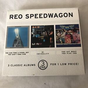 REO Speedwagon 3 Pak (1980 CD) You Can Tune a Piano ** Free Shipping **