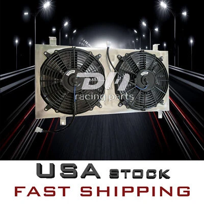 Cubierta de aluminio + ventilador para Subaru Impreza WRX/RS/TS/2.5i 2002-2007 2.0L 2.5L GD GG Foto 1 de 4