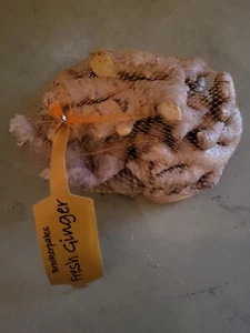 Fresh ORGANIC Ginger Roots 500g -Uk - Picture 1 of 3