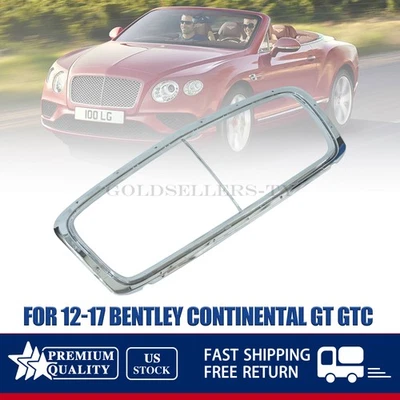 Radiator Chrome Grill Trim Fits 2012-2017 Bentley Continental GT GTC 3W3853667A - Изображение 1 из 4