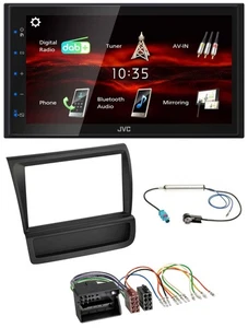 JVC USB Bluetooth MP3 DAB 2DIN Autoradio für Audi R8 (42, 2006-2015) - Bild 1 von 9