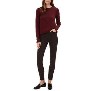 Theory Womens Core Scuba Brown Stretch High Rise Leggings Petites P BHFO 1159 - Picture 1 of 1