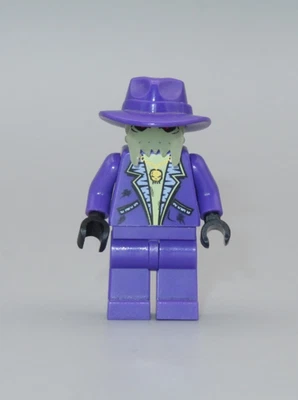 LEGO Raro Ladrillo Papá Brillo Cabeza Oscura Policía Espacial Alien Minifigura 5984 Foto 1 de 3