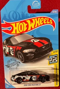HOT WHEELS 2018 FORD MUSTANG GT BLACK 92/250. SEE COMBINED OFFERS! - Picture 1 of 1