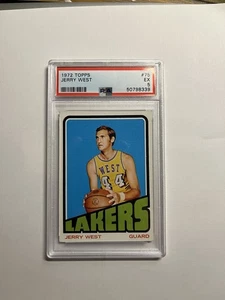 1972 Topps #75 Jerry West PSA 5 Los Angeles Lakers B2 - Bild 1 von 2