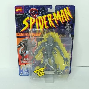 ToyBiz Marvel Spider-Man Animated Series Alien Spider Slayer 1994 5" Figure New - Picture 1 of 5
