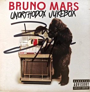 Bruno Mars Hand signed CD Sleeve rock metal memorabilia - Picture 1 of 13