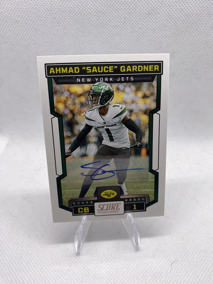 2023 Score Ahmad "Sauce" Gardner RC  #292 Auto Signatures Jets - Colts  - Image 1 of 2