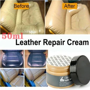 Leder Reparatur Füller Creme Sofa Kit Restaurieren Autositz Kratzer Schrammen Riss Reparatur - Bild 1 von 37