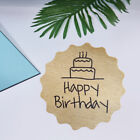  120 Pcs Birthday Party Decoration Clothing Label Kraft Paper