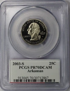 2003-S Arkansas State Quarter PCGS PR70DCAM - Picture 1 of 4
