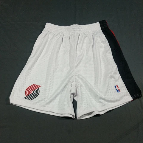 1998-99 White Nike Authentic Portland TrailBlazers Team Issue Shorts sz 48+3 VTG Cover