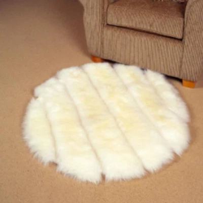 ALFOMBRA REDONDA PIEL DE OVEJA - Diseñador Foto 1 de 4