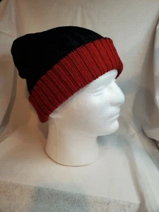 Reversible Cabled 100% Alpaca Knit Hat - Picture 1 of 9