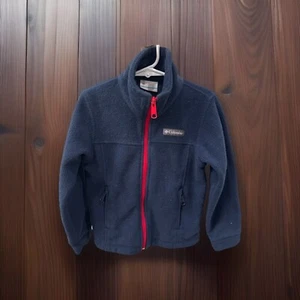Kid's Columbia Full Zip Fleece Jacket, XXS (4/5), Blue, 2 Zippered Pockets  - Picture 1 of 5