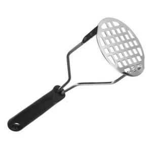 Potato Vegetable Rice Fruit Masher Kitchen Hand Tool Stainless Steel Chrome - Picture 1 of 3