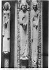 Photo:architectural details of the Chartes Cathedral. Figures of saints 1