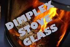 DIMPLEX STOVE GLASS WESTCOTT INSET SHAPED, LANGBROOK, SELBOURNE SCHOTT ROBAX