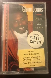 GLENN JONES Here I Go Again/ Cassette /sealed promo copy. - Picture 1 of 3