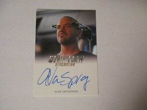Star Trek Discovery Season Two ALAN VAN SPRANG * FULL BLEED * Autograph - 2