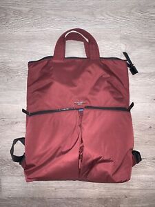 Knomo Beauchamp Laptop Backpack, Tote Maroon red