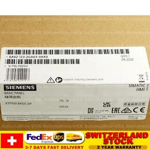 New Siemens 6AV2123-2GA03-0AX0 SIMATIC HMI, KTP700 Basic DP 6AV2 123-2GA03-0AX0 - Bild 1 von 2