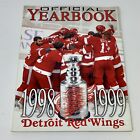 Official Yearbook 1998 1999 Detroit Red Wings Stanley cup vintage NHL Hockey