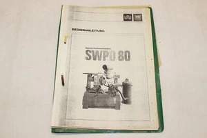 Betriebsanleitung - Optische Profilschleifmaschine - WMW Mikromat - SWPO 80 - Bild 1 von 4