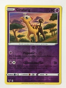 Girafarig 065/185 Reverse Holo Uncommon Vivid Voltage Pokemon Pack Fresh LP - Bild 1 von 5