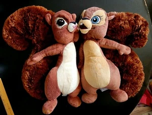 Juguetes de peluche de 15" FIESTA Sammy the Squirrel & Girlfriend-2 de peluche; Great Wolf Lodge - Imagen 1 de 12