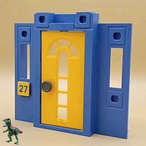 Playmobil-entrée bleue-porte jaune-façade-maison moderne-ville-système x-3965 - Bild 1 von 2