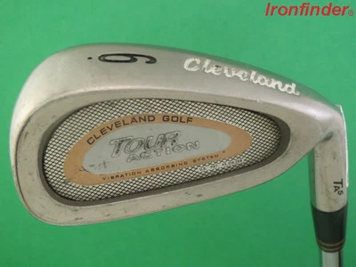 Cleveland Tour Action TA5 Dorado Único 6 Hierro Acero Eje S Flex Hombres Mano Derecha Foto 1 de 4