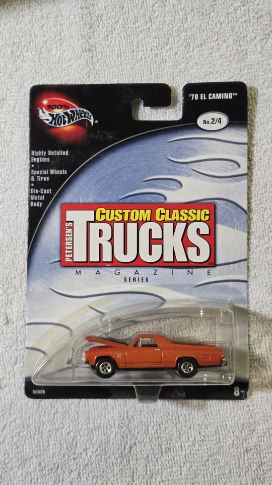 100%  HOT WHEELS CUSTOM CLASSIC TRUCKS 70 EL CAMINO  - Image 1 of 1