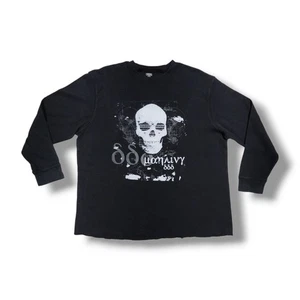 PREMIER INTERNATIONAL Thermal Long Sleeve Skull Black Shirt Men’s 2XL Fits Xl - Picture 1 of 11