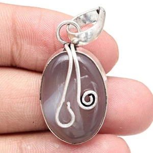 Anhänger Blut Stein Edelstein Handarbeit Muttertag Silber Schmuck 1,5" - Bild 1 von 5