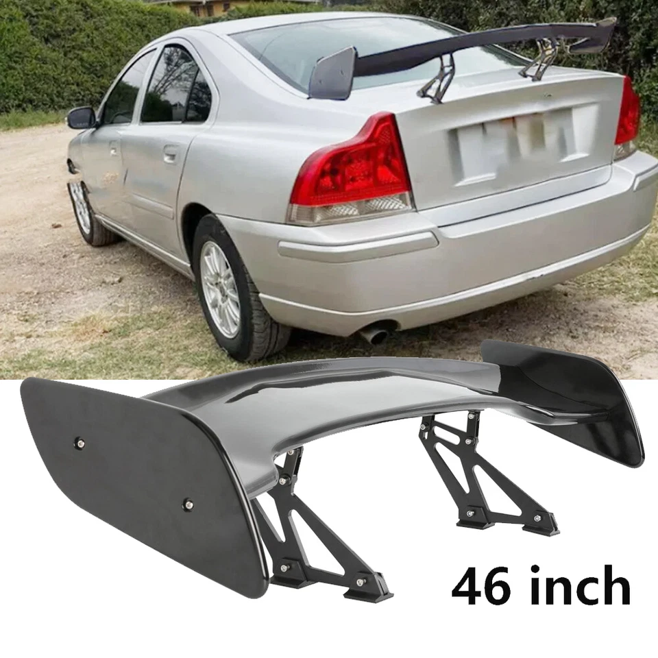 For Volvo S40 S60 S80 46" Rear Trunk Spoiler Tail GT Style Racing Wing Foto 1 de 4