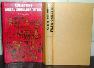 Collecting Metal Shoulder Titles R A Westlake MILITARY British Army 1st Ed illus - Picture 1 of 15