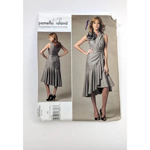 Pamella Roland Hi Low Dress w/Belt Sewing Pattern, 14 16 18 20, Vogue V1232 - Picture 1 of 7