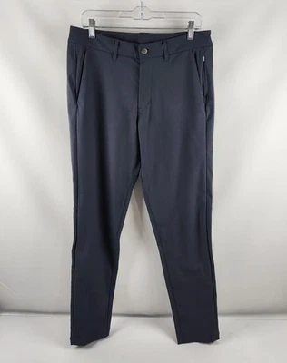 Pantalones Lululemon Para Hombre 32x31 Gris Carbón Calce Ajustado Pantalón Comisión LM5439S Foto 1 de 4