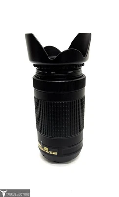 2016 Nikon DX AF-P Nikkor 70-300mm F/4.5-6.3 ED Camera Lens w/ Hood - Works - image 1 of 4