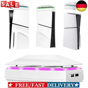 Konsolenlüfter mit LED-Licht, Lüfter, Kühlerlüfter für PS5 Slim-Konsole *NEW - Afbeelding 1 van 12