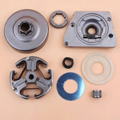 HAISHINE Clutch Drum Oil Pump Kit For Husqvarna 61 268 272 66 266 Chainsaw 3/8"-7T Rim